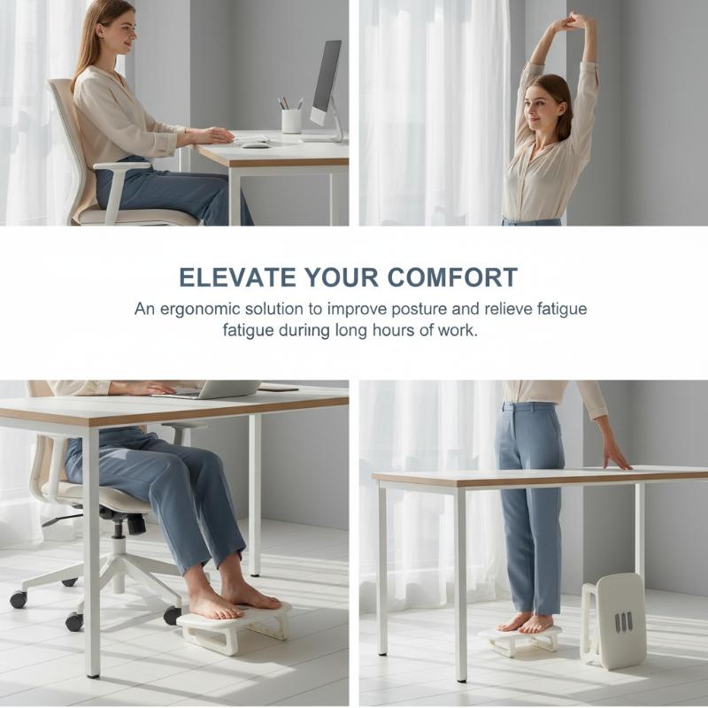 ~Sandaran Kaki Portabel untuk  - Footrest Under Desk ulasan dan harga