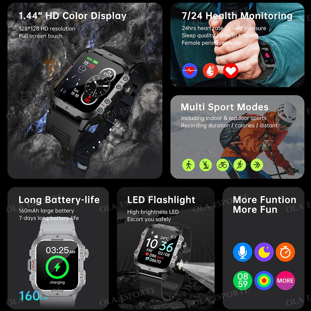 Jam Tangan Pintar Militer Terb - Phase Esports & Gaming Festival ulasan dan harga