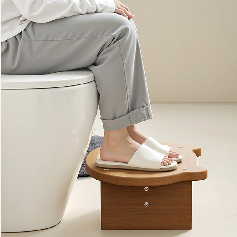 Sandaran Kaki Kayu untuk Dilet - Footrest Under Desk ulasan dan harga